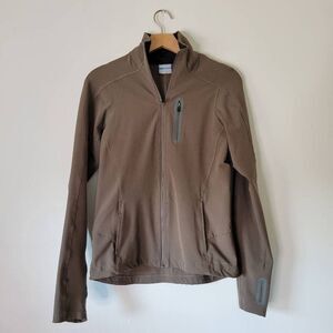 Columbia Titanium Omni-Shield Softshell Jacket – Women’s XS Taupe Brown Zip